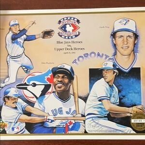 Upper Deck Blue Jays Heroes Poster